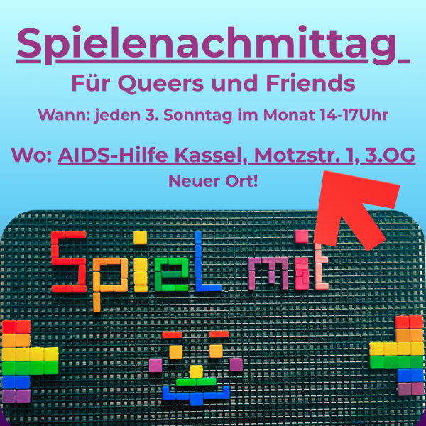 Spielenachmittag für Queers und Friends
